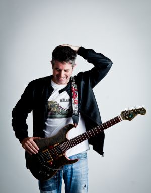 Cool Shot Of Mad Guitarist