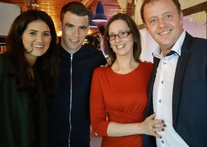 Wedding band Ireland with Seamus Coleman and Rachel Cunningham