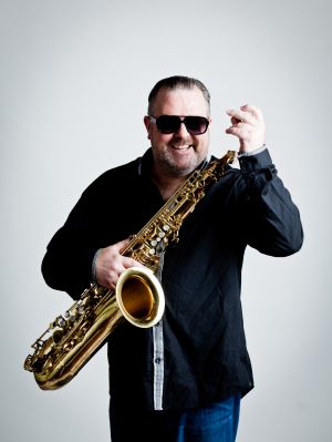 Super Saxophonist Declan Whitston Harlquinband.ie